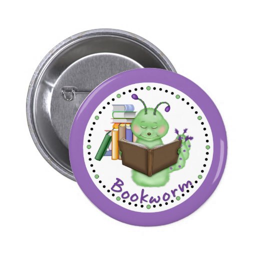 Bookworm Pin