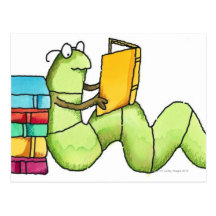 Bookworm Postcards