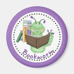 Bookworm Refrigerator Magnets