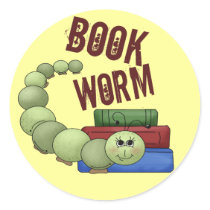 Bookworm stickers