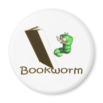 Bookworm T-shirts and Gifts. magnets