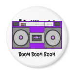 Boom Boom Boombox Fridge Magnet