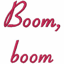 Boom,boom embroidered shirts