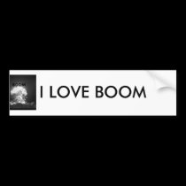 Boom Bumper Sticker bumper stickers by Boom_Rocks Boom Bumper Sticker bumper stickers
