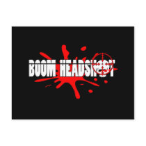 Boom   Headshot Post Card
