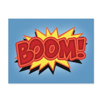 Boom! Post Card by kbilltv