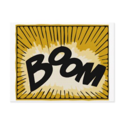 BOOM POSTCARD by nassosvakalis