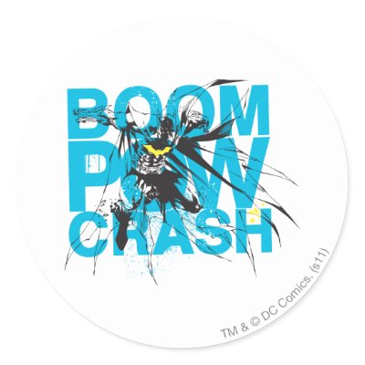 Boom Pow Crash stickers