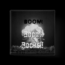 Boom Square Button by Boom_Rocks Boom Square Button
