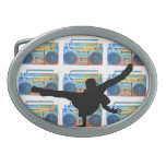 Boombox B-Boy Belt Buckle