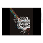 Boombox Boom Box Ghetto Blaster Jambox Card