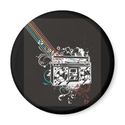 Boombox Boom Box Ghetto Blaster Jambox Fridge Magnet by fotoshoppe