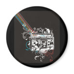 Boombox Boom Box Ghetto Blaster Jambox magnets