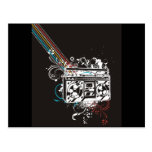 Boombox Boom Box Ghetto Blaster Jambox Post Card