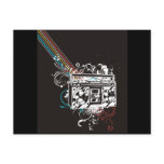 Boombox Boom Box Ghetto Blaster Jambox Post Card