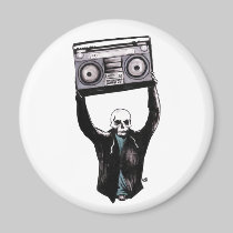 Boombox magnets