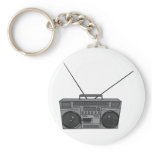 Boombox Ghetto Blaster Jambox Radio Cassette Keychains