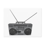 Boombox Ghetto Blaster Jambox Radio Cassette Post Card