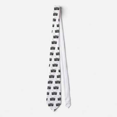 Boombox Ghetto Blaster Jambox Radio Cassette Neckties by goodnewsgifts