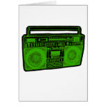 boombox ghetto blaster radio cards