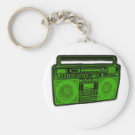 boombox ghetto blaster radio keychains