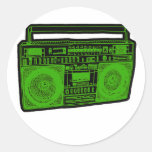 boombox ghetto blaster radio stickers