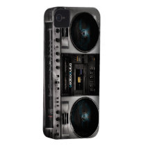 Boombox Ipod Case SC Iphone 4 Case-mate Case