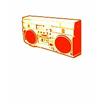 Boombox (light) t-shirts by FireFly_07 Boombox (light) t-shirts
