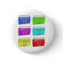 BOOMBOX multi color raver Pinback Buttons