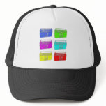 BOOMBOX multi color raver Hat