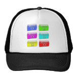 BOOMBOX multi color raver Hat