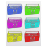 BOOMBOX multi color raver Custom Letterhead