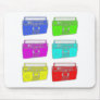 BOOMBOX multi color raver Mouse Pad