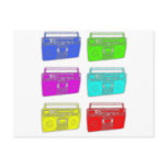 BOOMBOX multi color raver Postcard