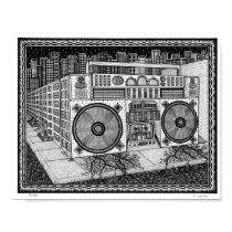 Boombox Poster posters