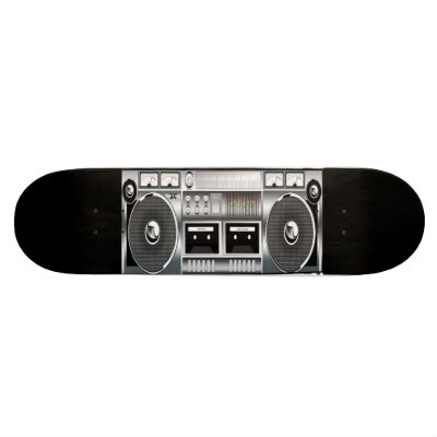 Boombox Skateboard by BUSHWICK