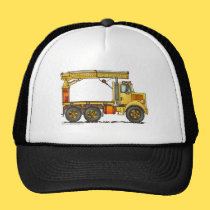 Boomed Flatbed Truck Construction Hats hats