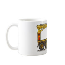 Boomed Flatbed Truck Construction Mugs
