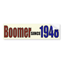 BOOMER 1948 BUMPER STICKERS