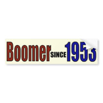 BOOMER 1953 BUMPER STICKERS