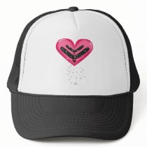 Boomerang Kandy Heart hat by SirKyanite Boomerang Kandy Heart hat