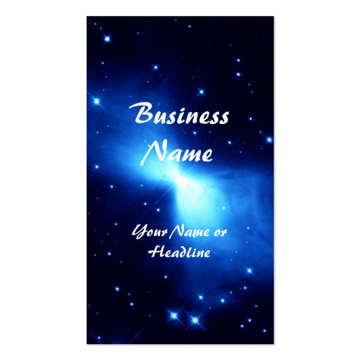 Boomerang Nebula (Hubble Telescope) Business Card Templates (front side)