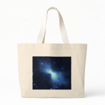 Boomerang nebula in space canvas bags