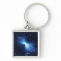 Boomerang nebula in space keychains