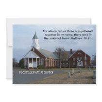 BOONVILLE BAPTIST CHURCH-INVITATION