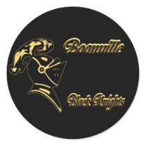 Boonville Black Knight-Sticker-1 by NedHReece Boonville Black Knight-Sticker-1