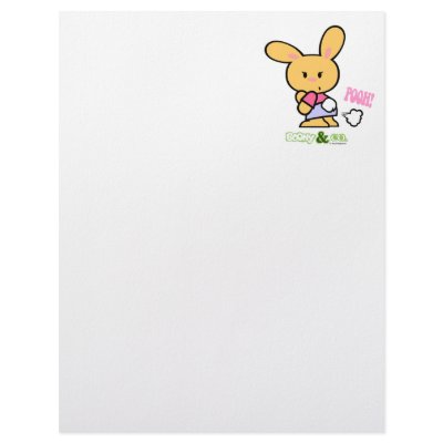 Boony & Co. Bonette Pooh Letterhead by ToonBugStore