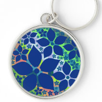 Boop Blues! Fab Floral ✿ template, Key Chain