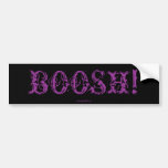 BOOSH! BUMPER STICKER