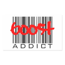 Boost Addict Rectangle Sticker